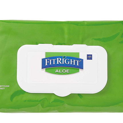 FitRight Aloe Pre-Moistened Personal Cleansing Wipe