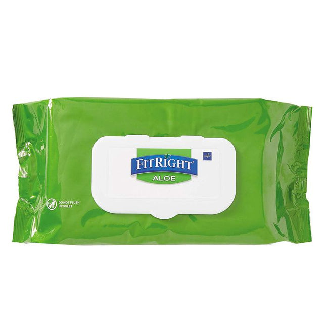 FitRight Aloe Pre-Moistened Personal Cleansing Wipe