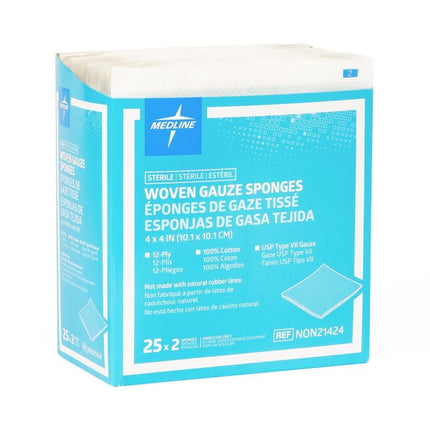 Medline Gauze Sponge 12 ply Sterile