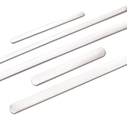 Padded Finger Strip, 0.5" x 18" (1.3 cm x 45.75 cm), Aluminum
