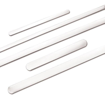 Padded Finger Strip, 0.75" x 18" (2 cm x 45.75 cm), Aluminum