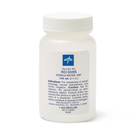 Sterile Water Solution for Irrigation with Screw Top, 100 mL