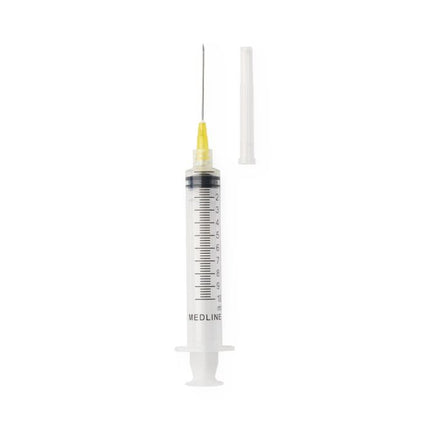 Medline Syringe with Standard Hypodermic Needle