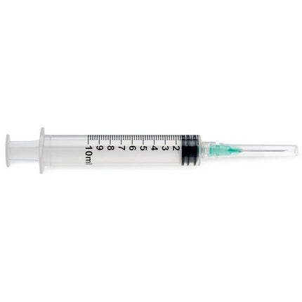Medline Syringe with Standard Hypodermic Needle
