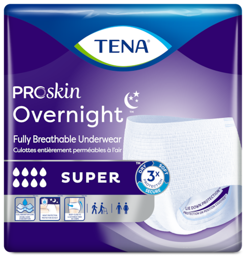 TENA ProSkin Overnight Super Fully Breathable Underwear