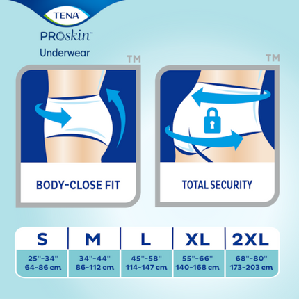 TENA ProSkin Underwear, Plus Absorbency